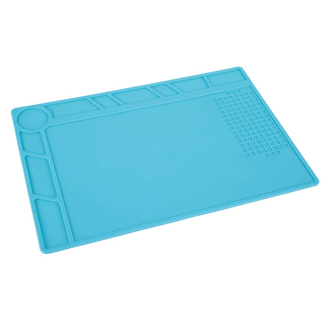 Soldering Station 500 Degrees C Heat Resistant Pad Phone Watch Repair NOn Slip Silicone Mat
