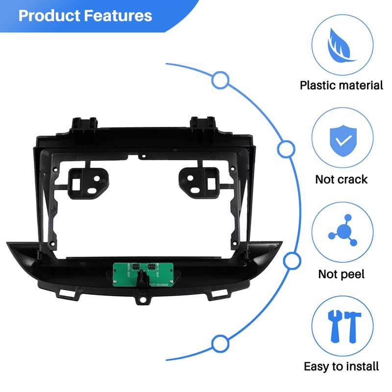 9-inch Car Fascia For Opel GRAND LAND X/ ASTRA 2016-2020 Car Radio GPS Navigation Frame Panel Dashboard Kit