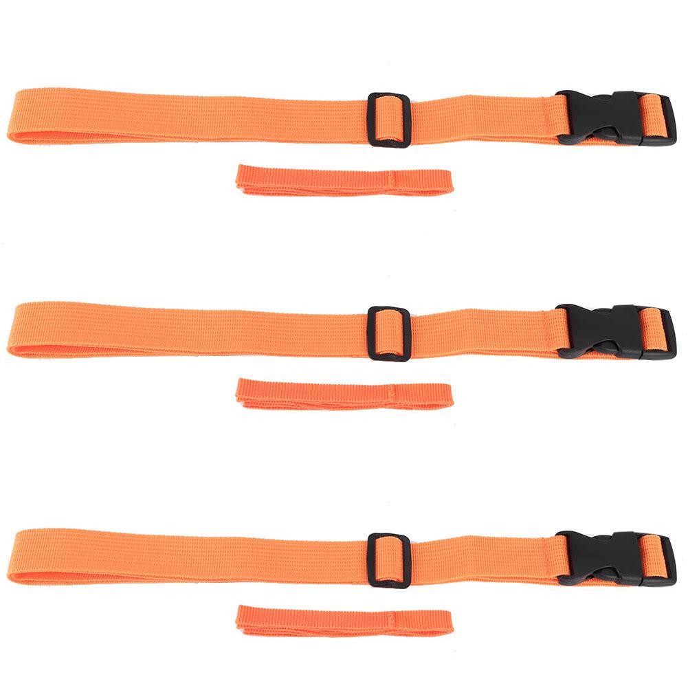 3Pcs Life Buoy Accessory Bandage Fixed Belt Swimming Connect Waistband Safety RopeOrange