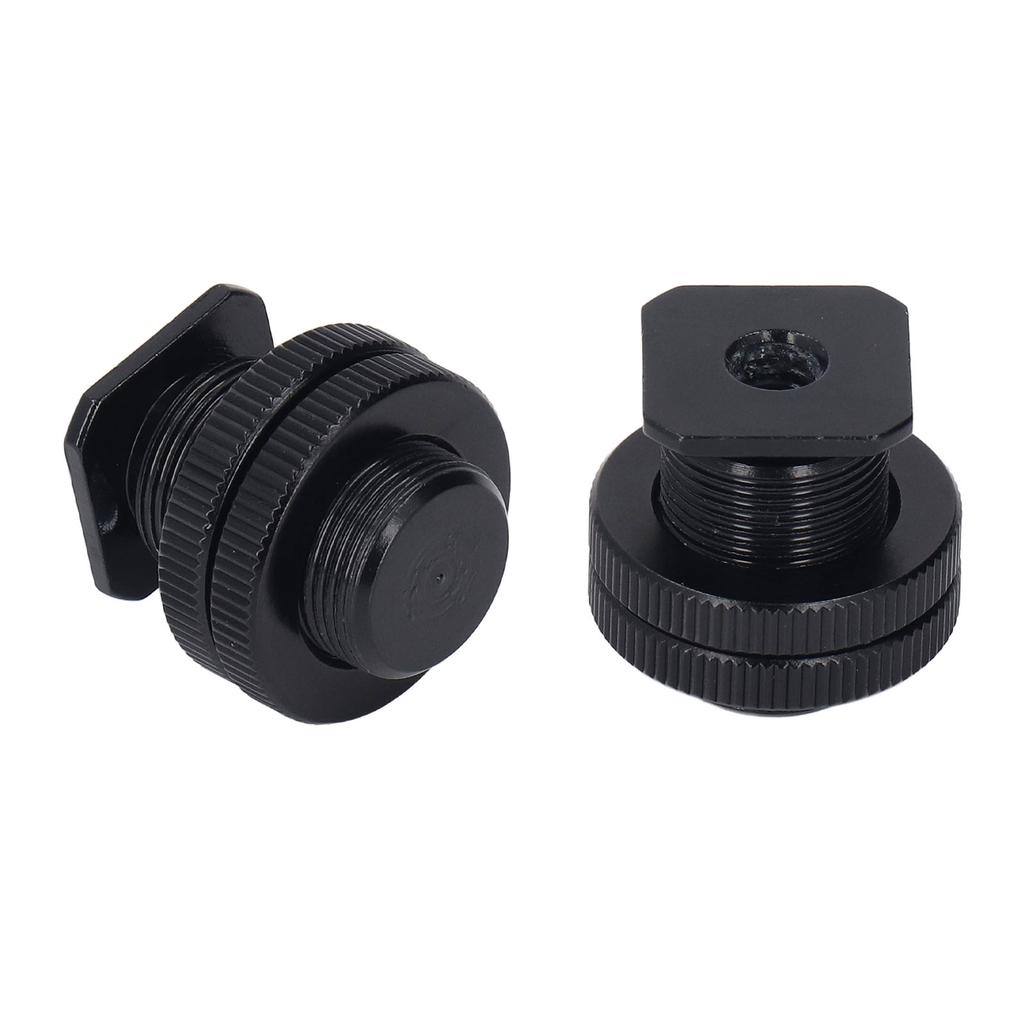 2 шт. Переходник-крепление для микрофонной стойки, винт 5/8 на 1/4, адаптер крепления «горячий башмак» для микрофона