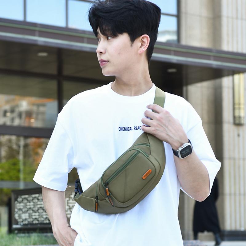 Unisex Waterproof Waist Pack - Multi-Pocket Adjustable Design for Travel/Sports/Business, Large Capacity & Anti-Slip Strap