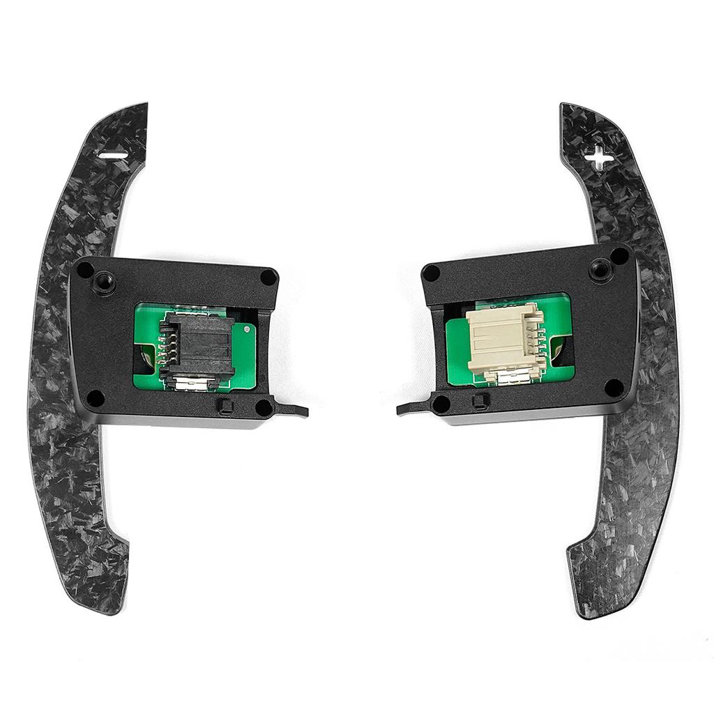 OHC Motors Magnetic Carbon Fiber Paddle Shifters Compatible for Mustang GT/Shelby 2015-2023 Steering Wheel Paddles Shifter