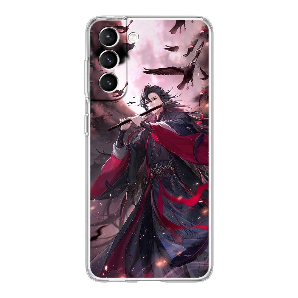Чехол для телефона Mo Dao Zu Shi Wei Wuxian для Samsung Galaxy S22 5G S20 Ultra S21 FE 5G S10E S9 S8 S10 Plus Note 20 10, прозрачный чехол