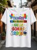 Tschuss Kindergarten Hallo Schule 2026 Graphic With Balloons Book Mortarboard Ruler And Colorful Unisex All TShirt