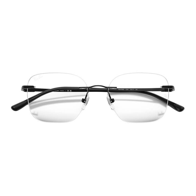 RAYBAN Квадратные оправы для оптических очков по рецепту с логотипом, унисекс, стиль для пары RX8783D1244