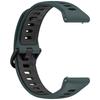 Double Color 22mm universal strap For ticwatch proX / pro3 lite / pro / GTX / E2 For Realme Watch 5 3 2 S rubber buckle silicone