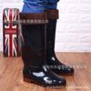 Men's Tall Rain Shoes Beef Tendon Long Rain Boots Labor Insurance Shoes Non-slip Water Shoes Car Wash Warm Cover Shoes Glue Shoes 807 Water Boots