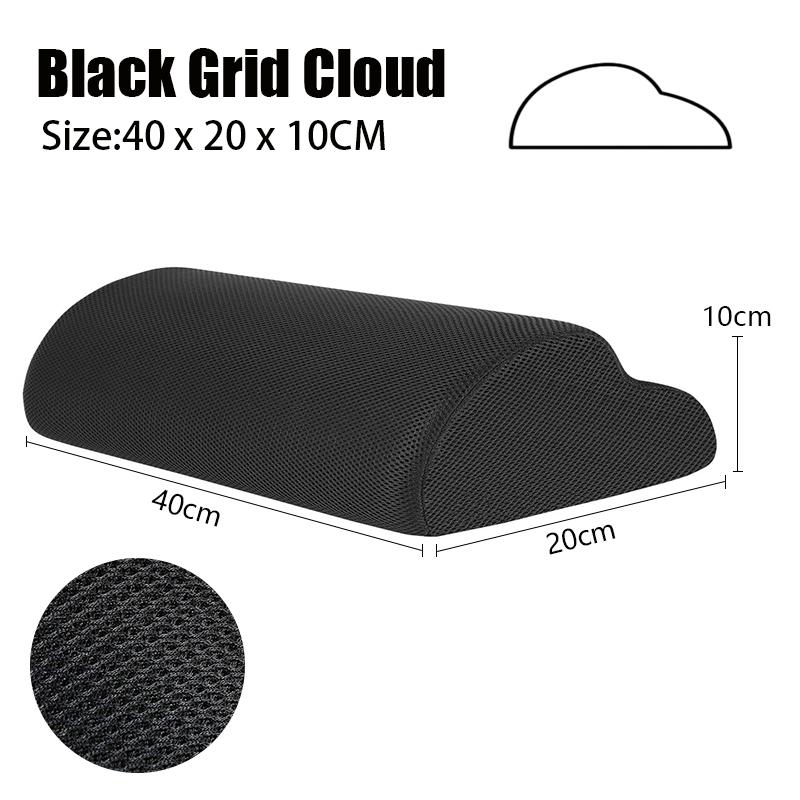 Semicircle Foot Rest Pad Slow Rebound Leg Pad Office Ottoman Pregnant Woman Side Sleeping Knee Pillow Footrest Massage Support