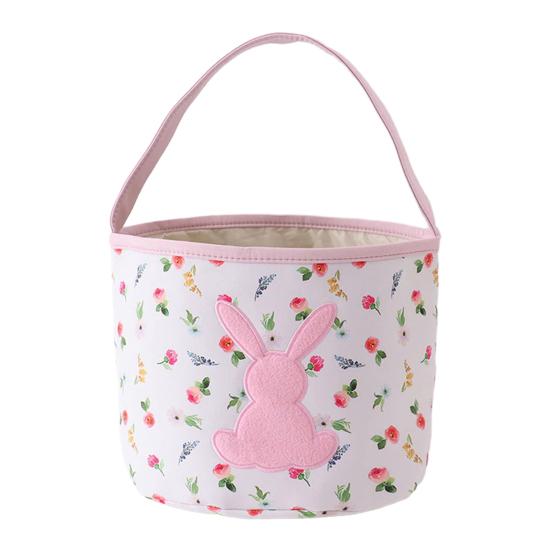 Easter Tote Bag Decorative Bunny Basket Spring Holiday Bag Egg Collecting Festive Party Indoor Outdoor Decoration