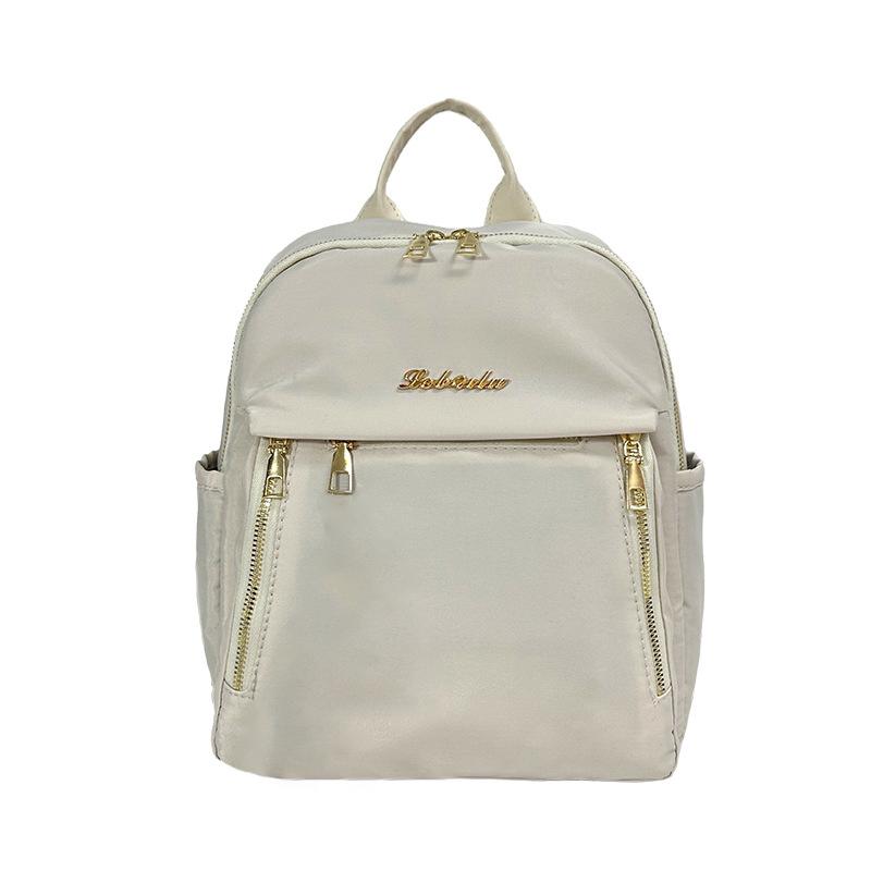 1PC Women Fashion Casual Daypacks Large Capacity Solid Color Backpacks Travel Double Shoulder Bag