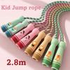 Wooden Handle Children's Skipping Rope Adjustable Students Jump Rope  For Fitness Outdoor Activity