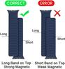 Новый ремешок FineWoven для Apple Watch Band 44 мм, 40 мм, 45 мм, 49 мм, 41 мм, оригинальный браслет с магнитной петлей iWatch Series 9 8 SE 7 Ultra 2