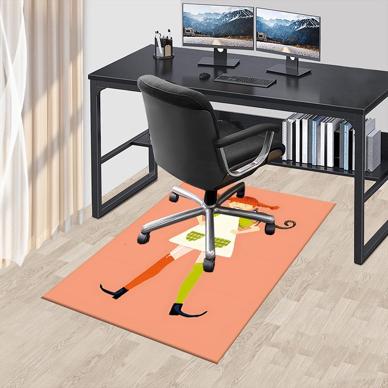 1PC girl monkey Extra Large Non Slip Floor carpet, Office, family, bedroom, Studio Large Area Rug Indoor Rugs