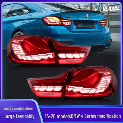 Светодиодные задние фонари BMW 4 серии M4 «Драконья чешуя» с динамичными указателями поворота (2014-2020 гг.)