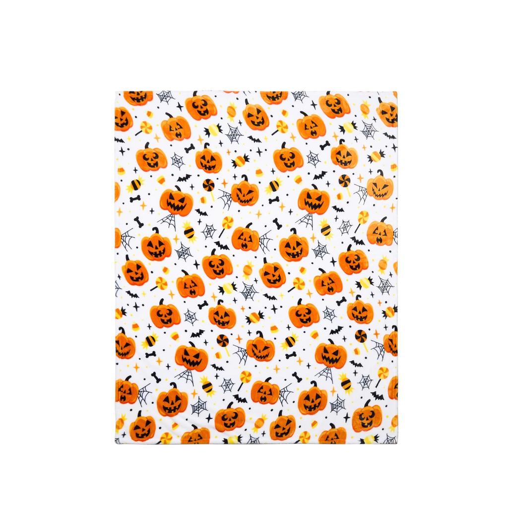 Halloween Throw Blanket Witch Soft Plush Cozy Flannel Halloween Blanket Decoration For Party Sofa Bed Living Room