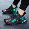 2025 New Kids Sneakers Black Kids Casual Shoes Fashion PU Leather Running Sports Comfortable Shoes for Boy