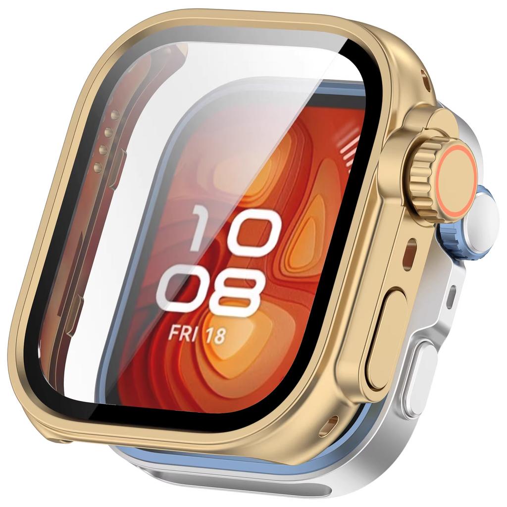 Чехол для Huawei Watch Fit 4 Pro Защитное стекло для экрана Закаленное стекло PC Бампер Рамка Сменить на Ультра Чехол для huawei watch fit 4Pro