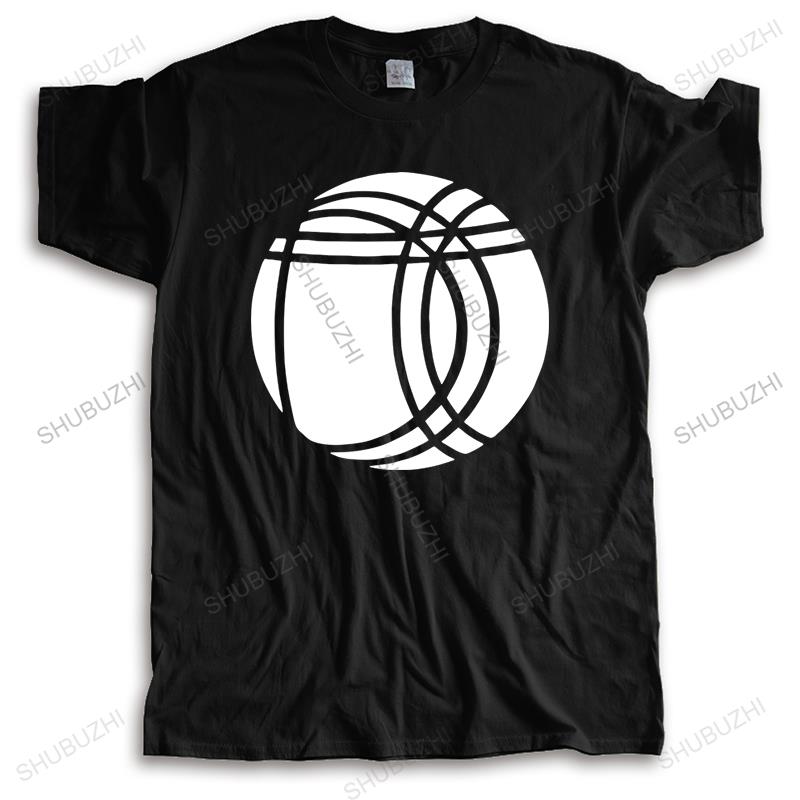 Black Funny Tops For Unisex Tshirt Unisex Cotton Tee Shirt Arrivals Petanque Ball Unisex Printing Loose TShirt Teenagers Cool Tops