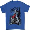 Spring and Summer Graveyard Rock Guitar Skull Heavy Metal Mens TShirt 100 Cotton