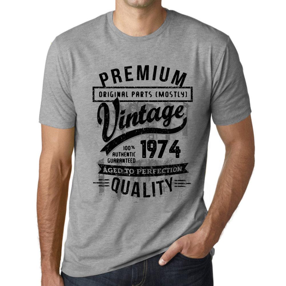 Ultrabasic Homme T-shirt Graphique Vintage Year Cadeau 1974