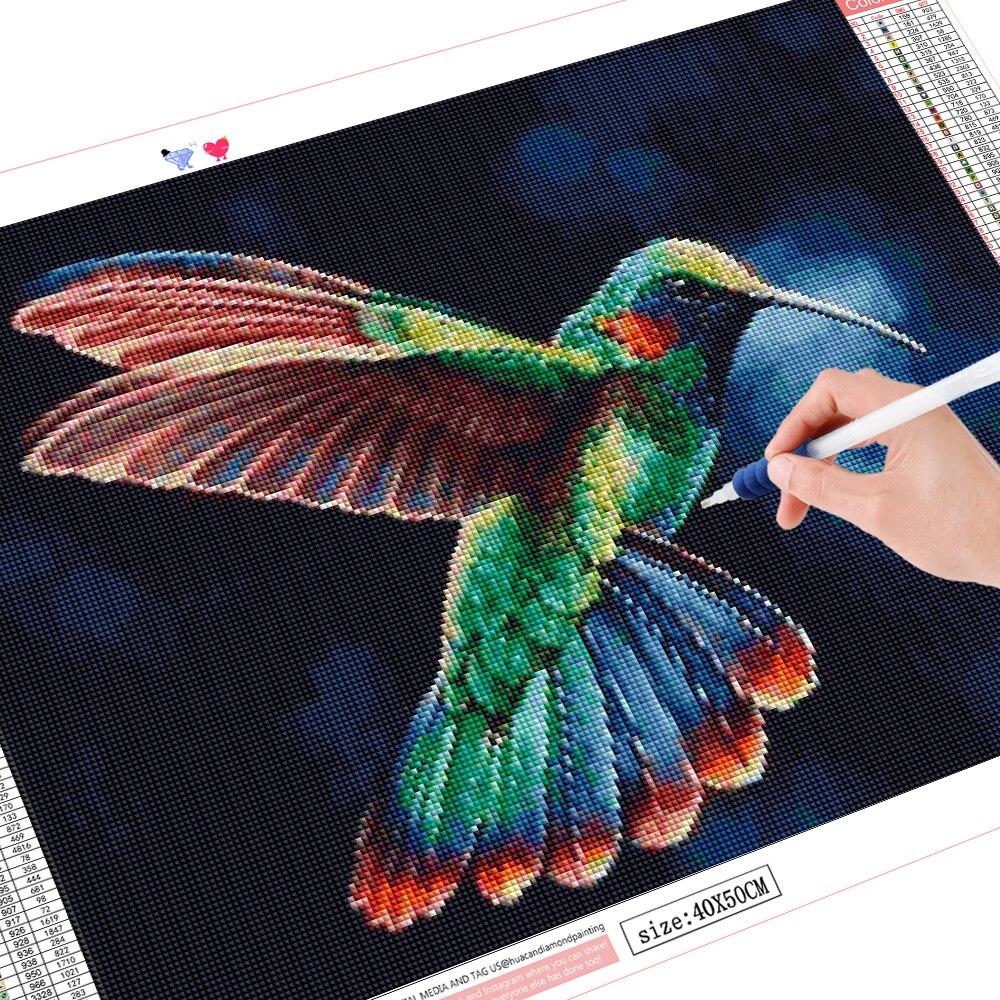 Полная квадратная алмазная вышивка птица 5D DIY алмазная живопись животное мозаика горный хрусталь вышивка крестиком украшения для комнаты