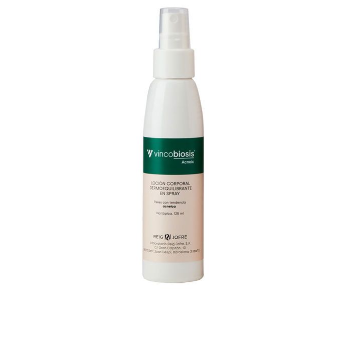VINCOBIOSE ACNEIC Lotion Corporelle Dermoéquilibrante En Spray 125 Ml