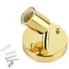 Copper Colored Metal Retro Universal Lamp Holder With 180 Degree Turning Screw Mouth Ceramic Lamp Head