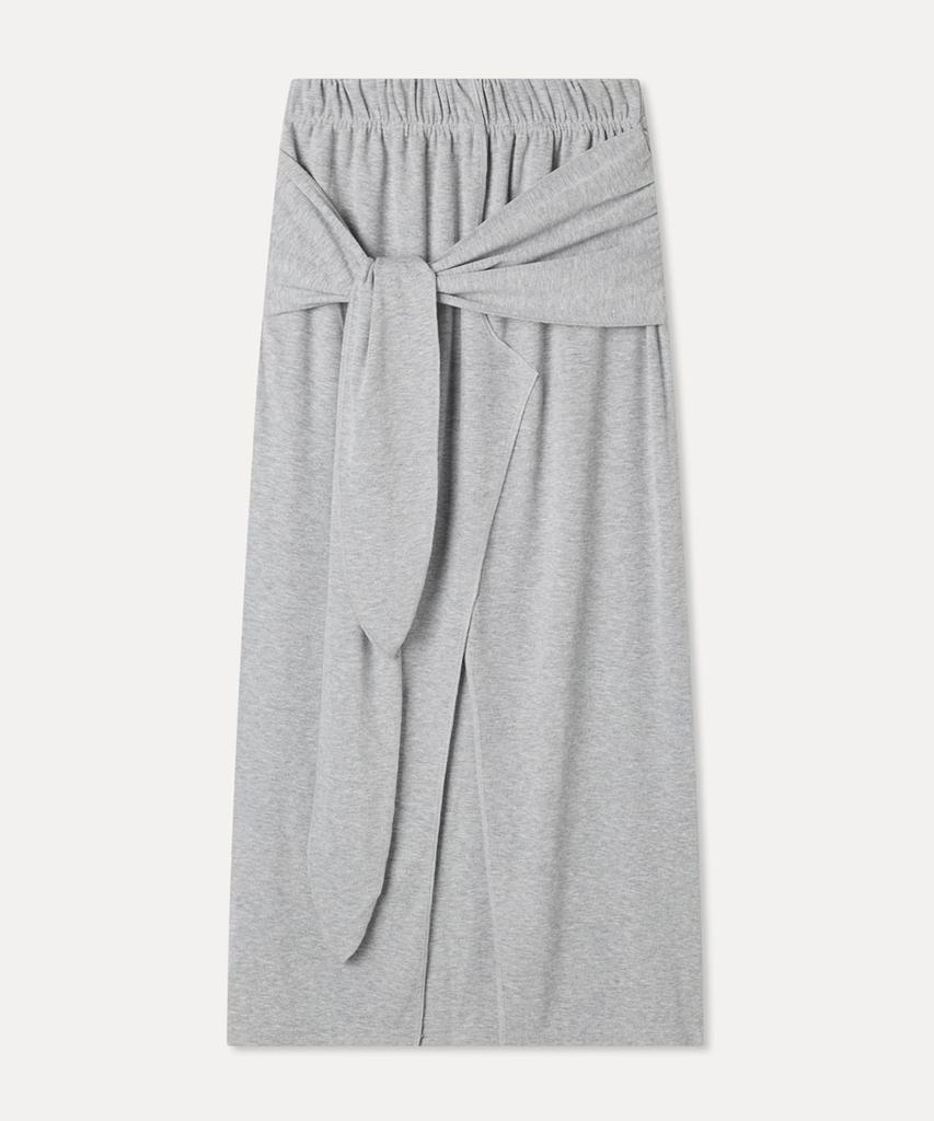 MIXXO Эластичная длинная юбка с завязками-лентами_Miwwmg40Ms