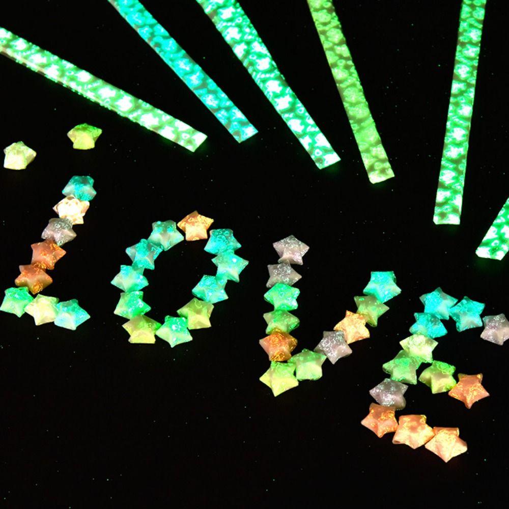 210 листов светящейся декоративной блестящей бумаги для оригами, бумага для поделок, бумага для поделок со звездами