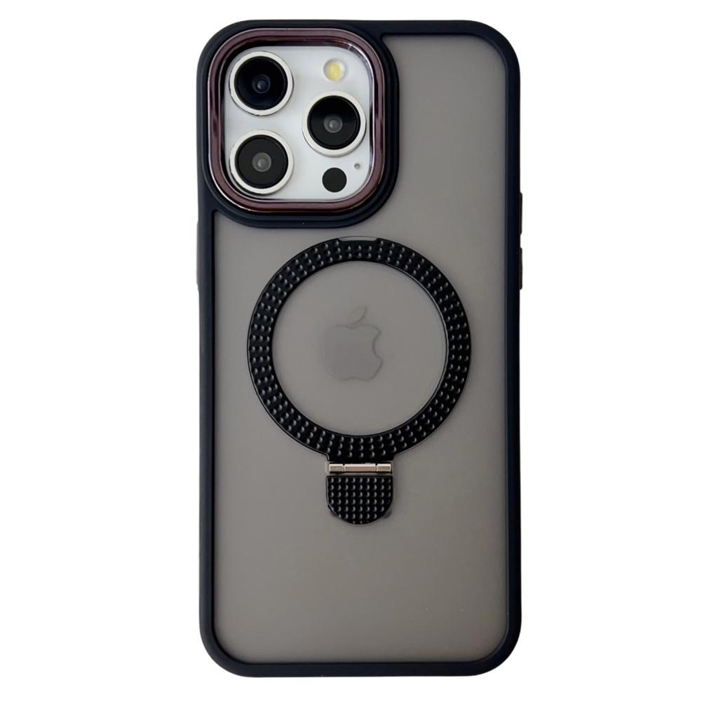 Подходит для чехла для мобильного телефона IPhone16Promax Магнитный держатель Apple 15 Противоударный чехол 14/13 Матовое ощущение кожи