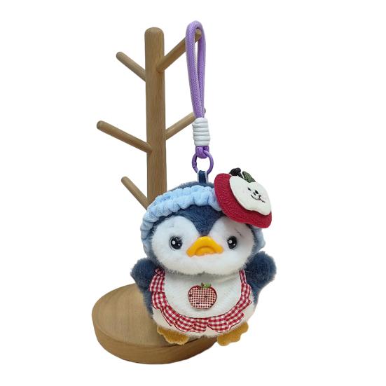 Yousheng Mini Penguin Keychain Toy Stuffed Plush Animal Pendant Boys Girls Hanging Ornament Bags Phones Cars Versatile Decoration