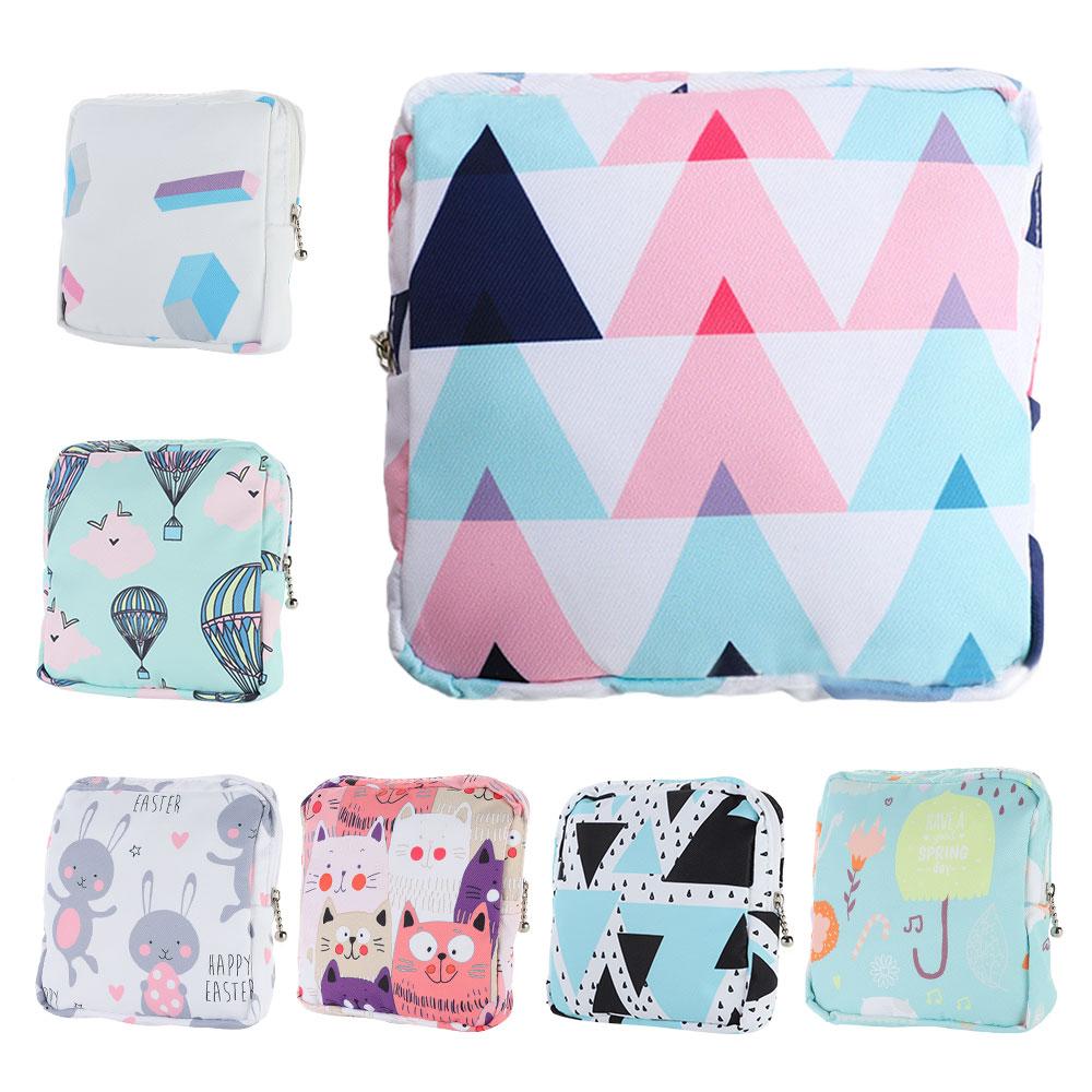 Towel Credit Card Holder Sanitary Pad Bags Coin Purse Storage Pouch Sanitary Napkin Storage Bag