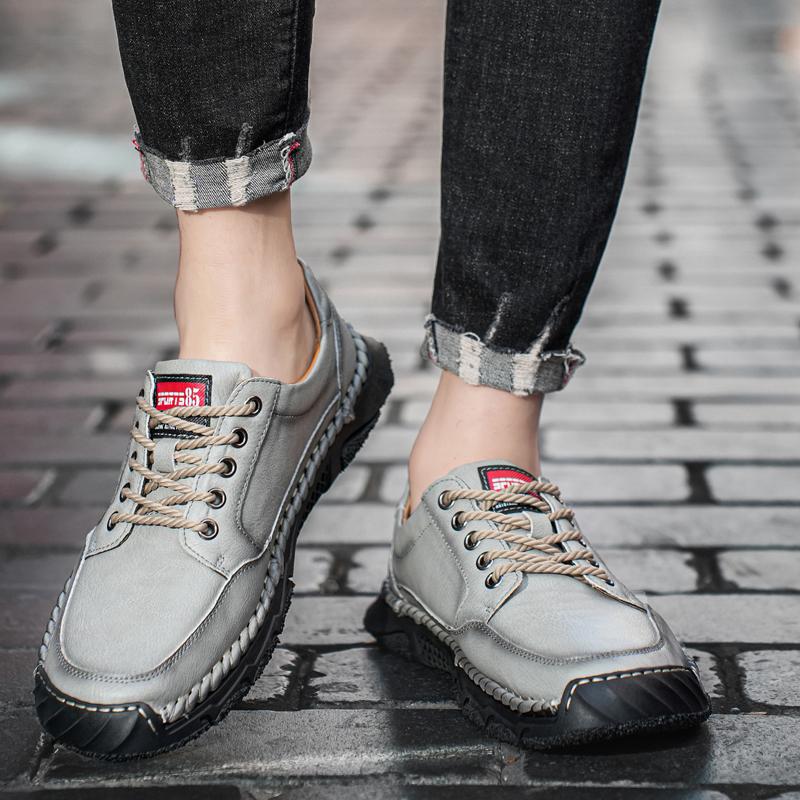 38-48 Мужские Большие Размеры Чистый Ручной Работы Повседневные Туфли Из Резиновой Кожи Мягкие Подошвы Свадебные Туфли