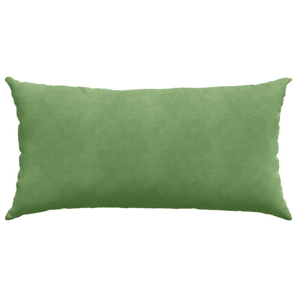 Sofa Cushions 2 Pieces Light Green 80 x 40 cm Cord Fabric