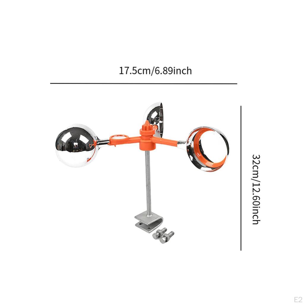 Reflective Bird Deterrent Scare Device Garden Tool Wind Power Scarer for Patio