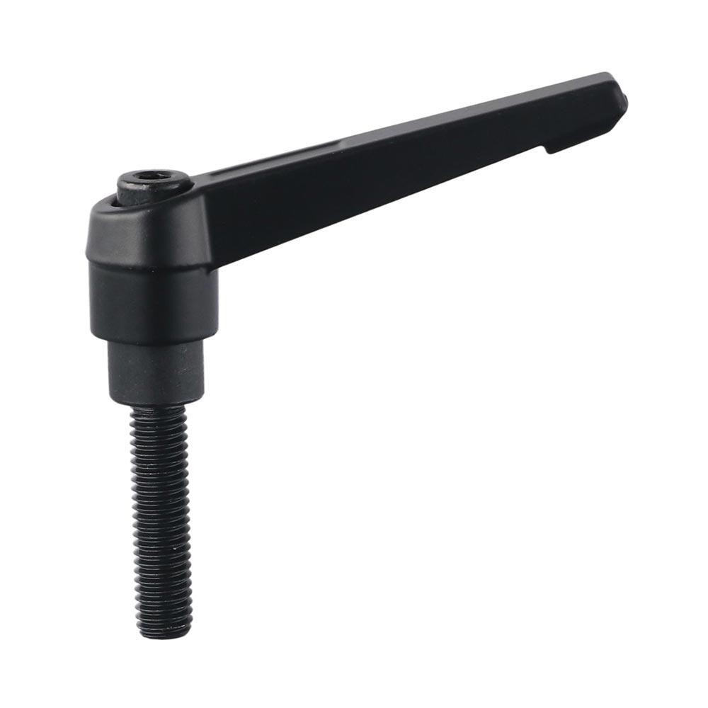 2 шт. черный регулируемый зажимной рычаг из легированной стали с наружной резьбой, шпильки, ручки, фиксирующий токарный станок
