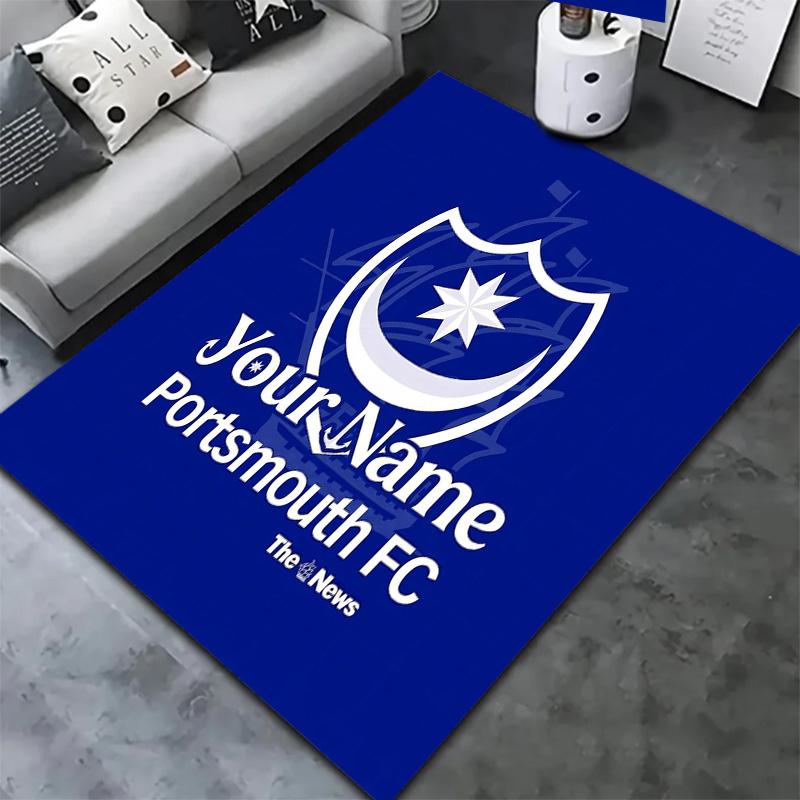 Nautical Crest Shield Custom Name Carpet Rug For Living Room Bedroom Home Sofa Decoration Kids Play Nonslip Floor Mat