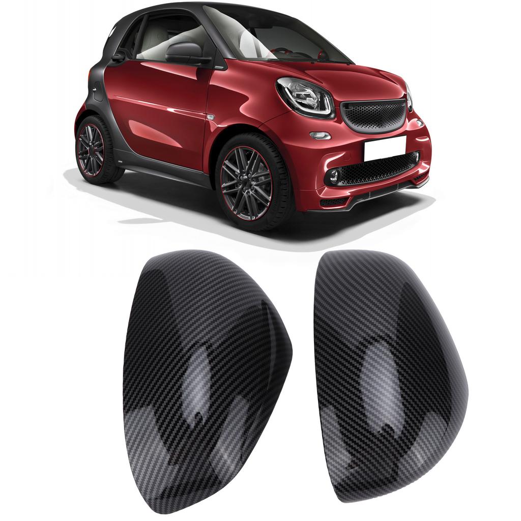Pair Rearview Mirror Stick On Protective Housing Replacement for Smart FortwoCelsiusForfour 453 2015‑2021