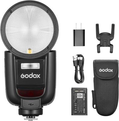 Godox Круглоголовая камера TTL для Canon X Включает съемный 76 Вт примерно вторая перезарядка моделирующая конвертация ЖК-дисплей техническое одобрение совместимая