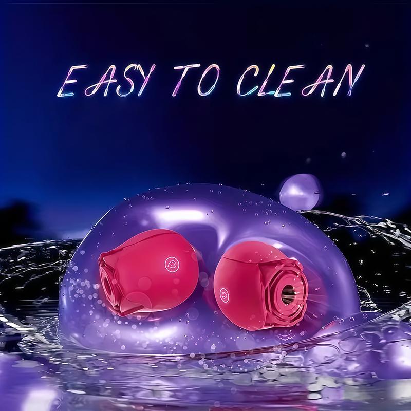 Sucking Vibrator Rose Sex Toy for Women 10 Speed Vibrator Automatic Adult Sex Toy Tongue Licking Rose Flower Vibrator Massager