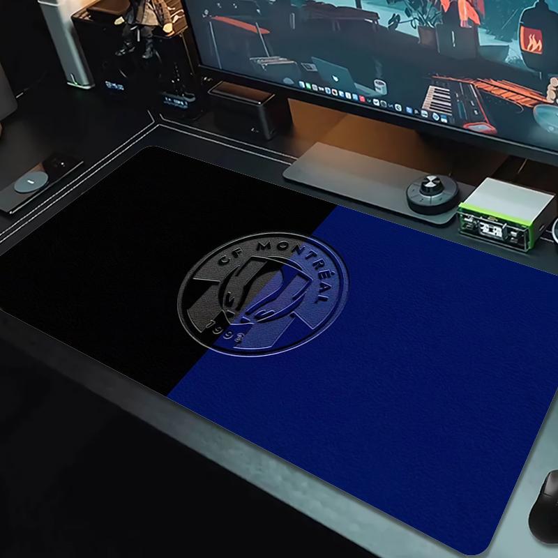 CF Montréal Mouse Pad Large Gaming Table Cushion Non-slip Laptop Tablet Big Mousepad XXL Mat Mini PC Playmat With Lock edge_xia