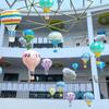 Handmade Paper Lantern DIY Festival Lantern Folding Paper Lantern Air Balloon Lantern  for Party
