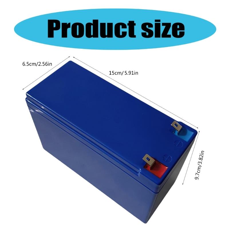 12V 7Ah Battery Case Lithium Battery Enclosure Empty Box with Integrated Injections Molding for Superior Seal