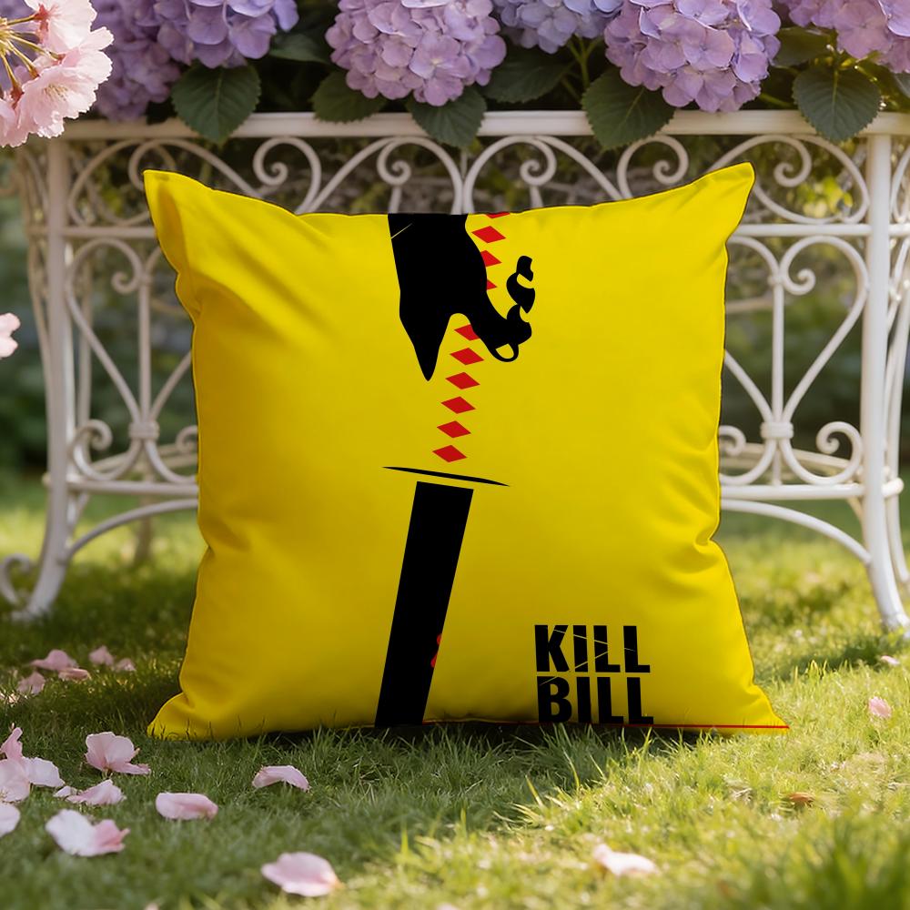 Чехол для подушки K-Kill B-Bill, для дома и автомобиля, двусторонний: Двусторонняя конструкция для максимального комфорта