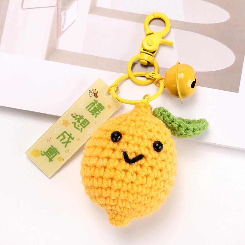 Шерстяной вязаный брелок-фрукт Креативный Красивый Подарок Сумка Милый Ручной работы Вязаный кулон Подарок Свадьба Конфетница Аксессуары