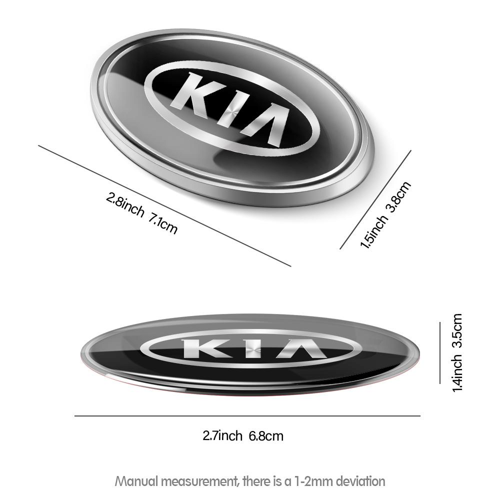 Car Styling Body Tail Trunk Sticker Emblem Decoration Decal For KIA Ceed Sorento K3 Rio Soul Picanto Sonic Niro Cerato Sportage BN3