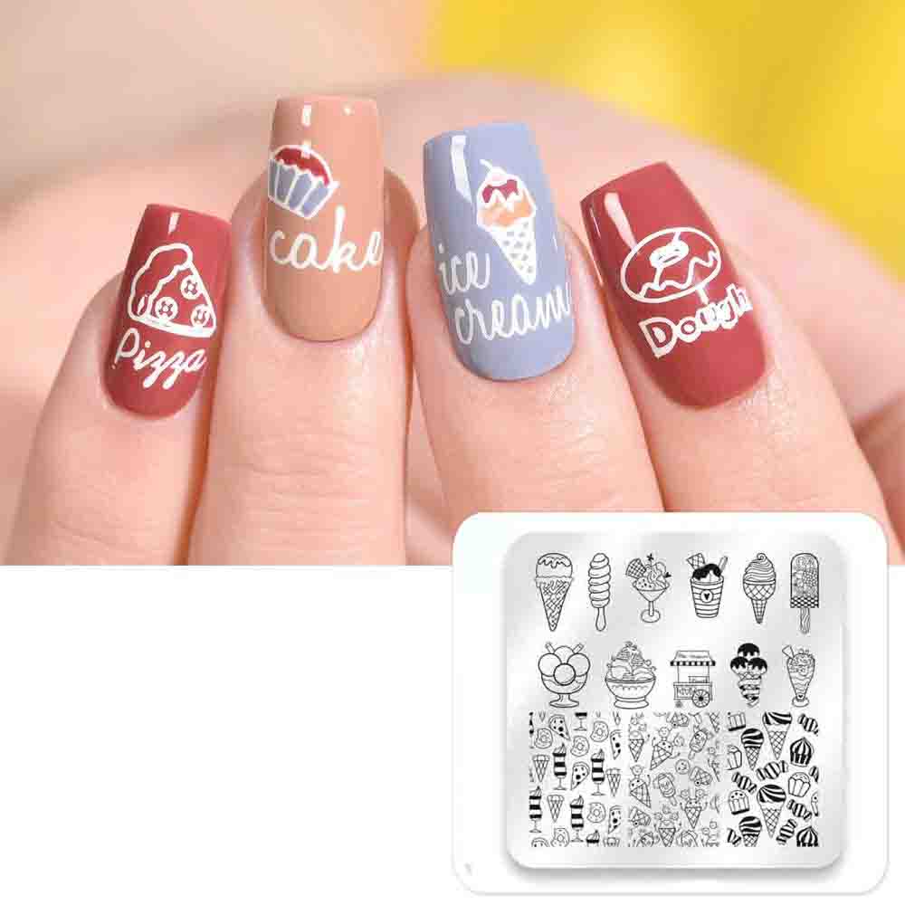 Пластины для штамповки ногтей, шаблоны для штампов, шаблоны для маникюра, пластины для штамповки ногтей, трафареты, инструменты для дизайна ногтей своими руками