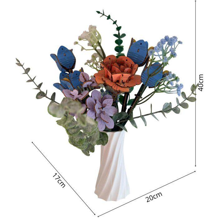 Book Nook - Kit DIY a construire Maquette 3D Serre Livre - Petit bouquet Green Nook - 20 x 18 x 30 cm