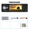 Hippcron Car Radio 1 Din Autoradio 4022D Bluetooth 4.1" Screen Support Rear View Camera Steering Wheel Contral Car Stereo