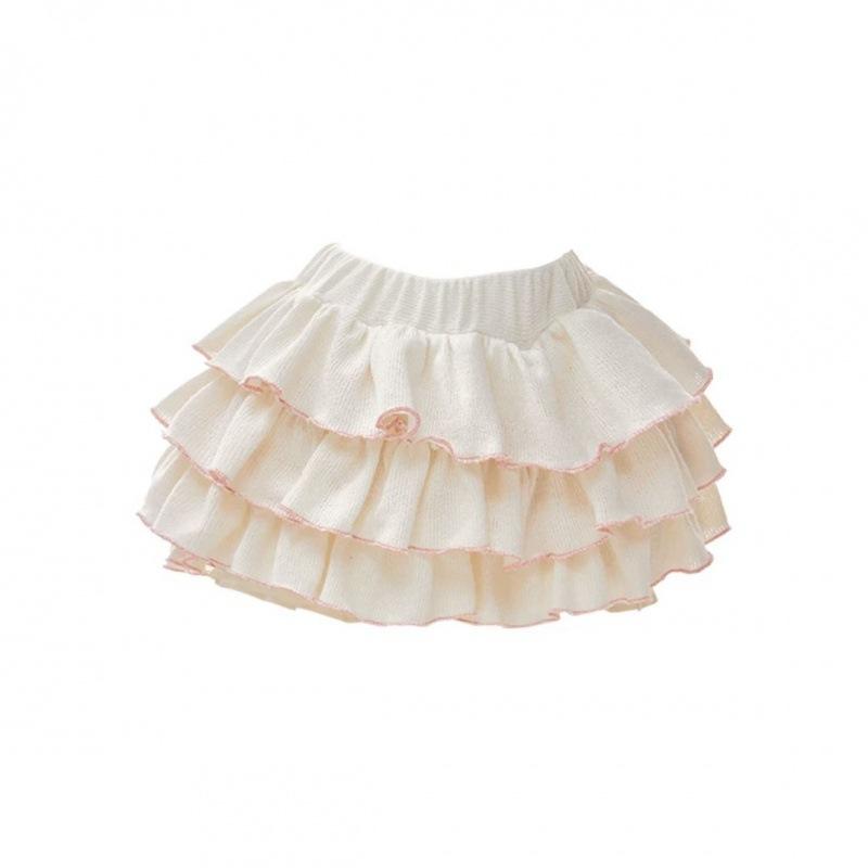 Kawaii Clothing Knitted Three Piece Tutu Skirts Sets Y2k Crop Blouse Mini Skirts Lolita Suit Japanese Korean Fashion Outfits